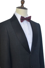 This Well-cut Dark Grey Black Shawl Collar Wedding Tuxedos, Two Buttons Wedding Suits for Men at Ballbella comes in all sizes for prom, wedding and business. Shop an amazing selection of Shawl Lapel Single Breasted Black mens suits in cheap price.