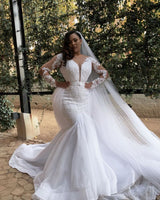 Ballbella.com supplies you White Long Sleevess Plus size Mermaid Belt Wedding Dresses online at an affordable price from Tulle,Lace to Mermaid Floor-length skirts. Shop for Amazing Long Sleeves wedding collections for your big day.